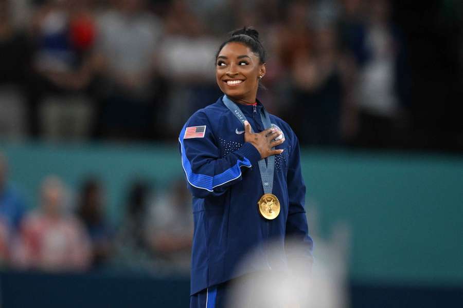 Biles 'getting old' but tempted by Los Angeles Olympics in 2028