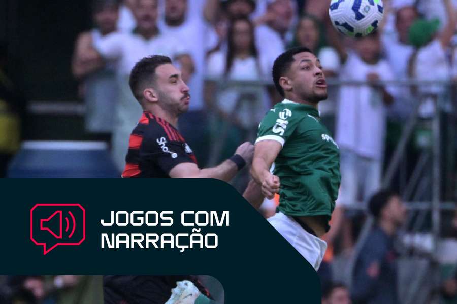 Flamengo e Palmeiras duelarão pela ponta da tabela no domingo (19)
