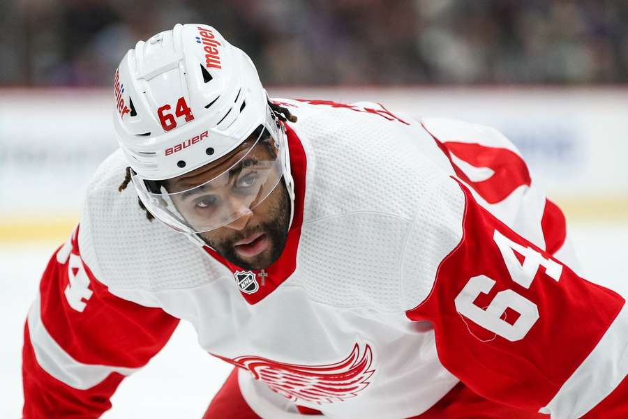 Gemel SMith bei den Detroit Red Wings. Gemel SMith bei den Detroit Red Wings.