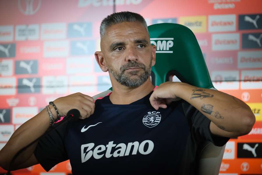Rui Borges, treinador do Sporting