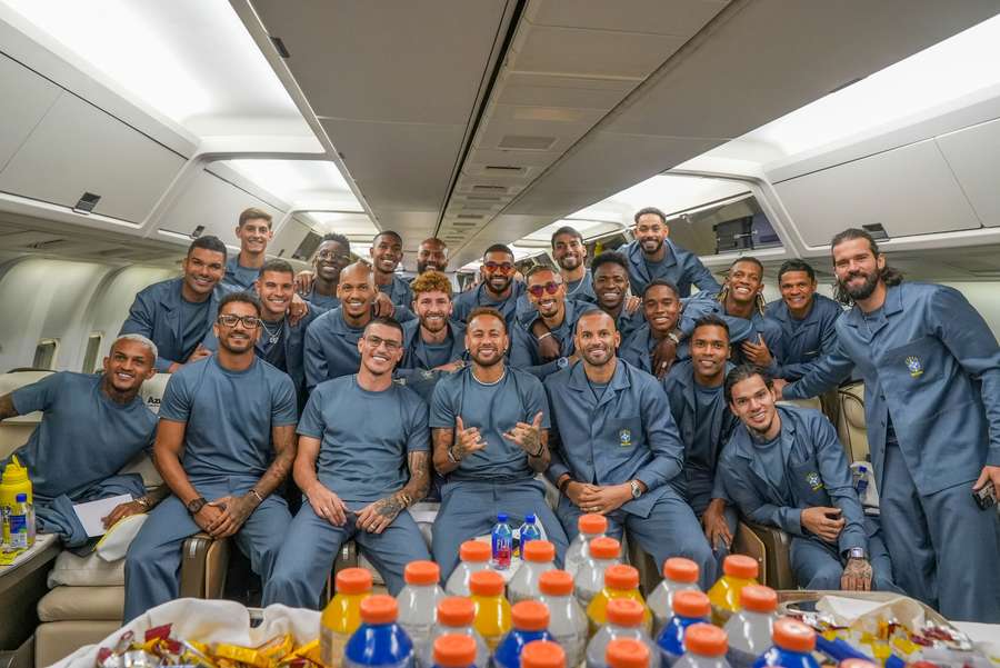A Seleção Brasileira já está a caminho dos Estados Unidos