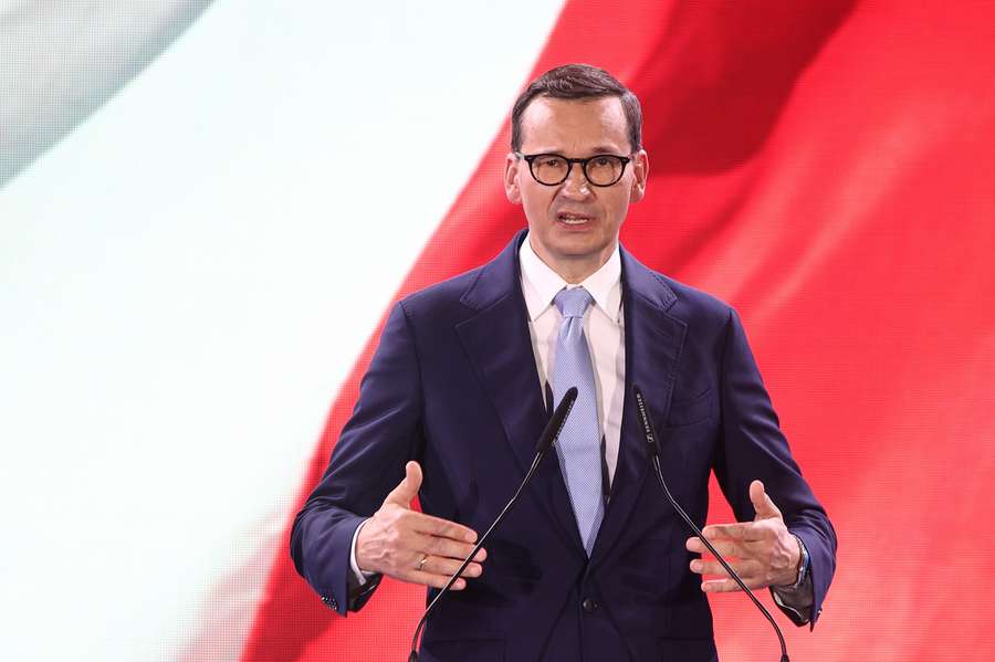 De Poolse premier Mateusz Morawiecki