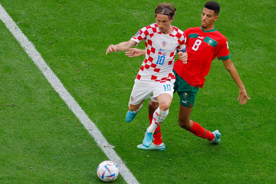 Superstar Modrić im Duell mit Marokkos Ounahi