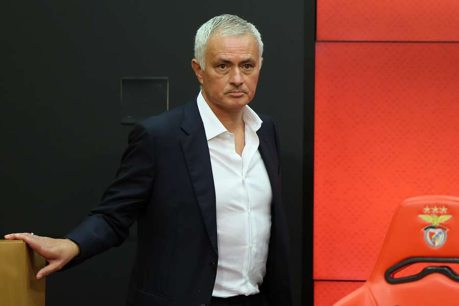 José Mourinho, treinador do Benfica José Mourinho, treinador do Benfica