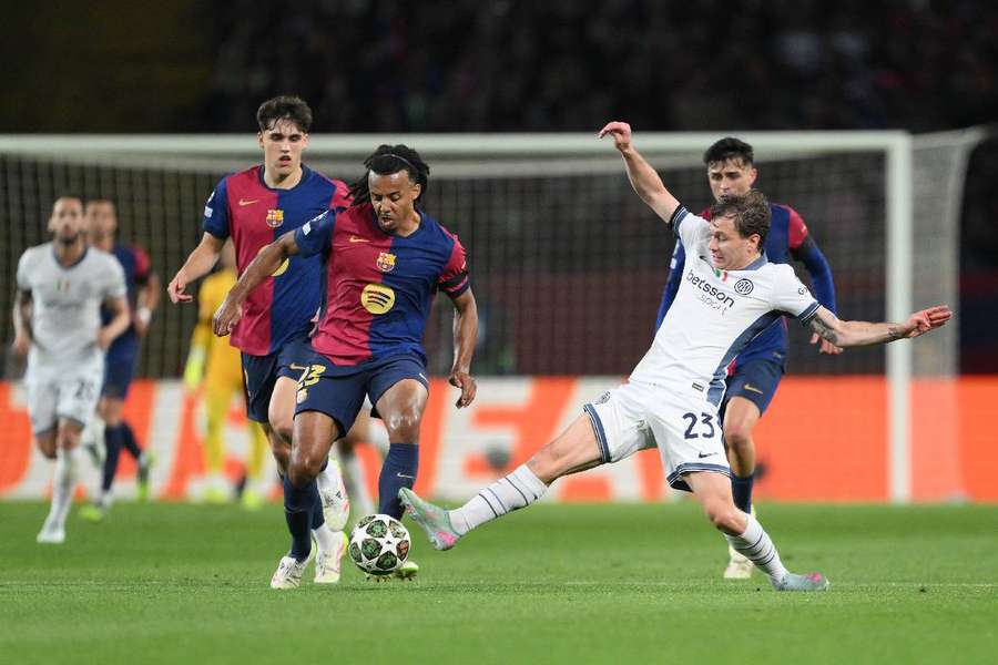 Koundé y Barella en el Barça Inter