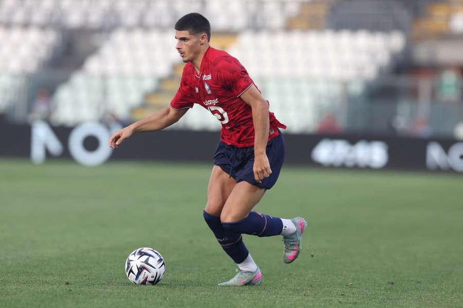 Matías Fernández-Pardo, con el Lille