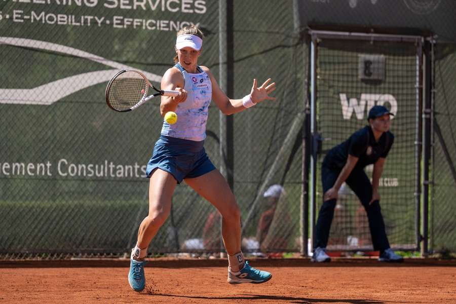 Sinja Kraus beim ITF-Turnier in Wiesbaden