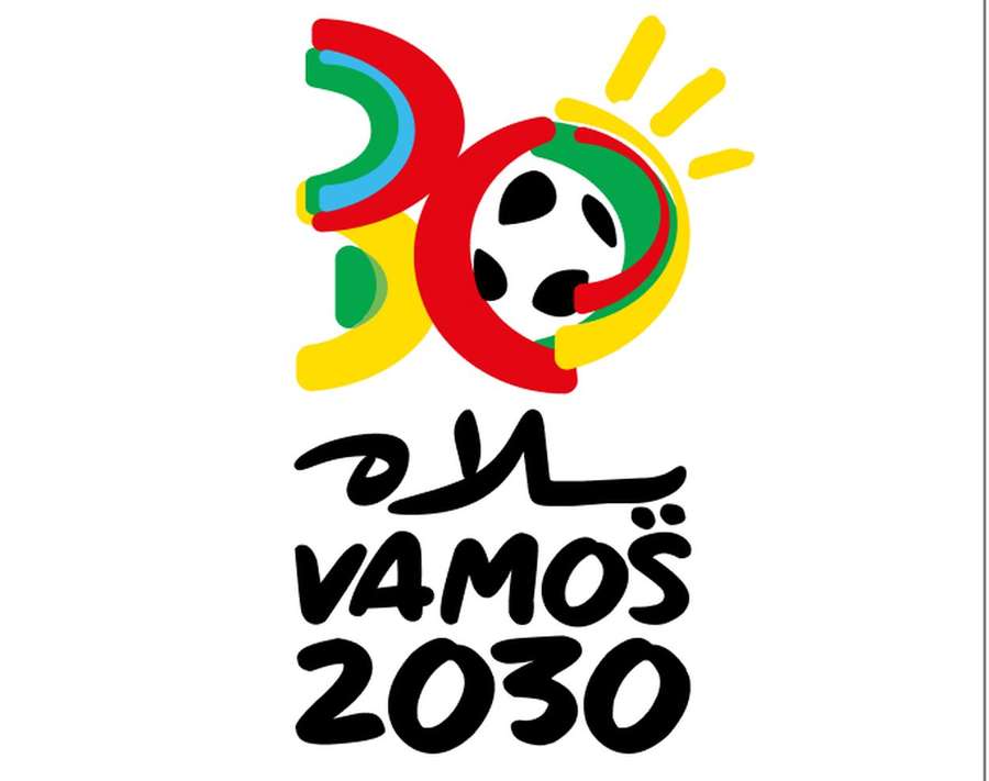 O logótipo do Mundial 2030