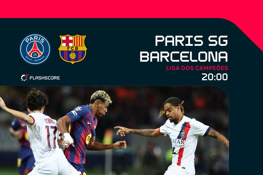 Lamine num jogo frente ao PSG
