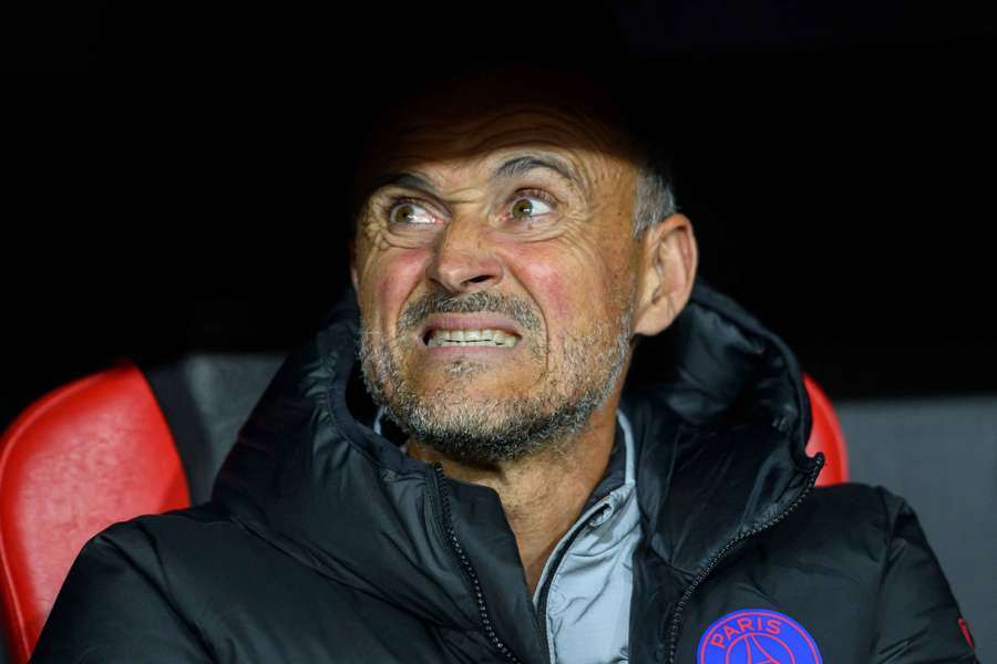 PSG manager Luis Enrique