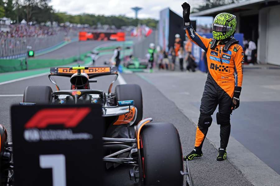 Lando Norris conquistou a pole position para o Grande Prémio de São Paulo Lando Norris conquistou a pole position para o Grande Prémio de São Paulo