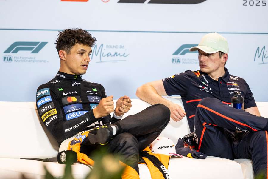 Norris și Verstappen 