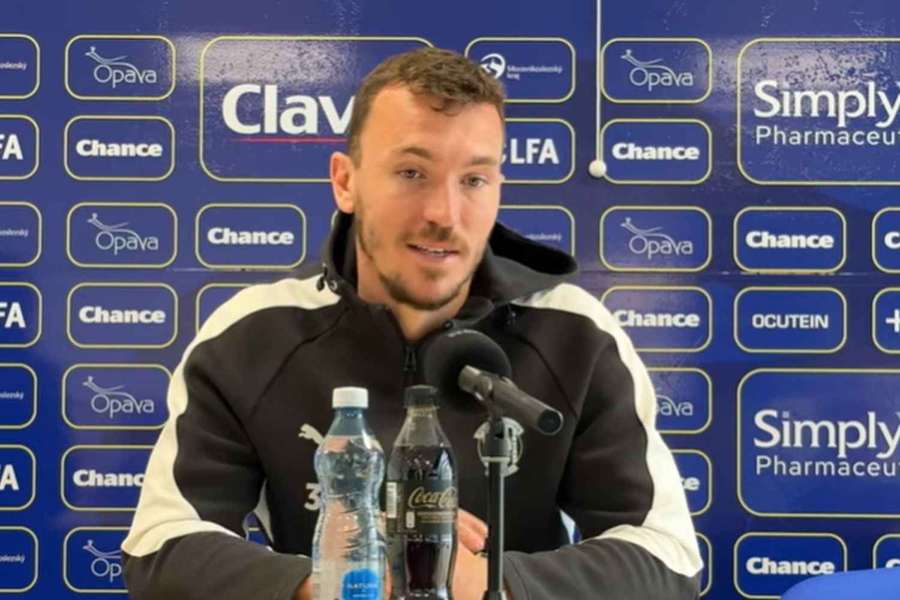 Obránce Zbrojovky Brno Jakub Klíma