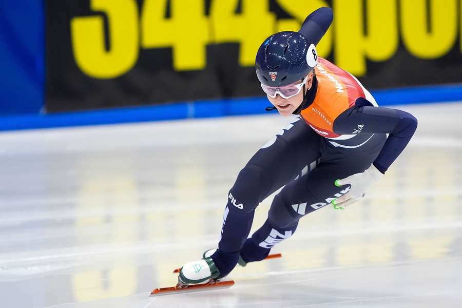 Xandra Velzeboer in actie in Dresden