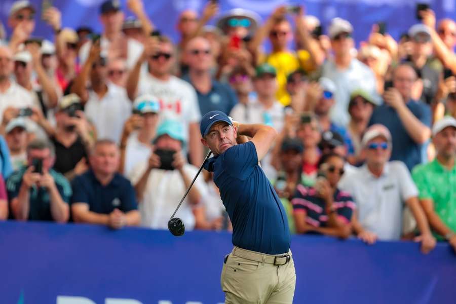 McIlroy in action at the Race to Dubai McIlroy in action at the Race to Dubai