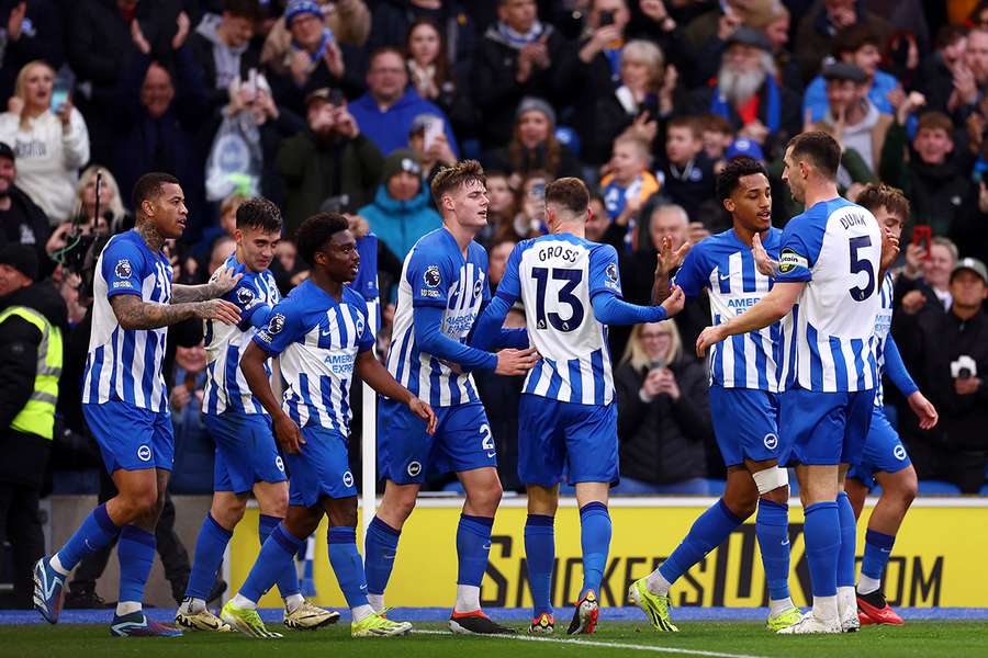 First-half blitz sees Brighton demolish Crystal Palace at home