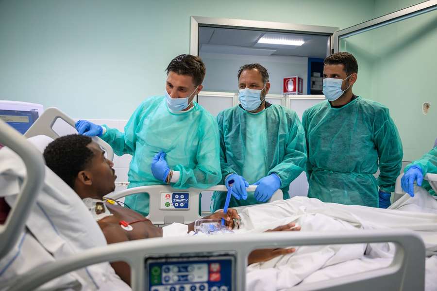 Trepy e Pisacane in ospedale