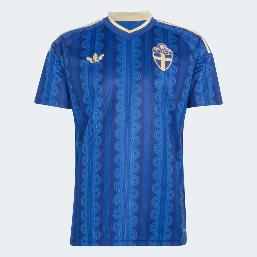 Das schwedische Ersatztrikot weist