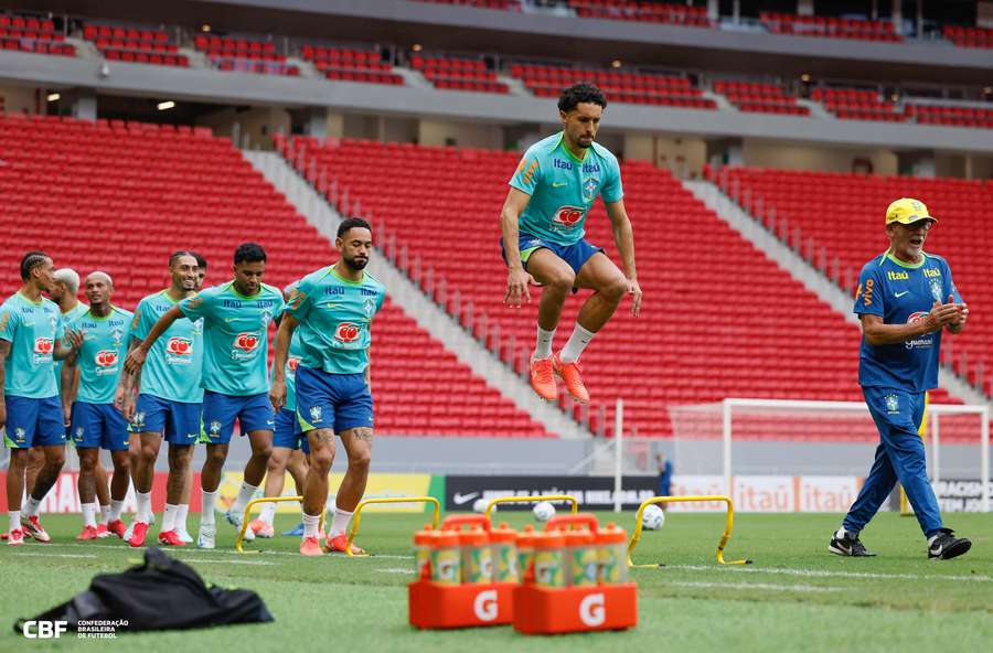Treino da Seleção no Mané Garrincha Treino da Seleção no Mané Garrincha