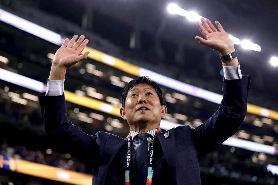 Hajime Moriyasu, técnico japonês desde 2018, está na sua segunda Copa