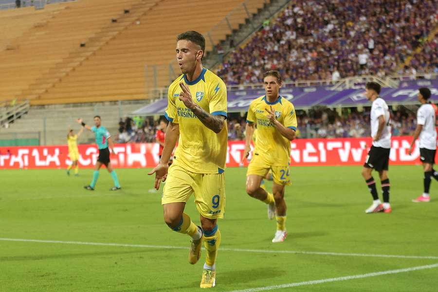 Antonio Raimondo, attaccante del Frosinone Antonio Raimondo, attaccante del Frosinone