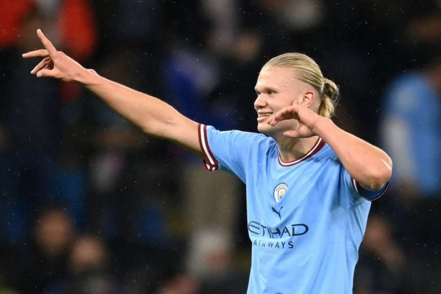 Haaland faz mais dois em goleada do City sobre o Copenhagen