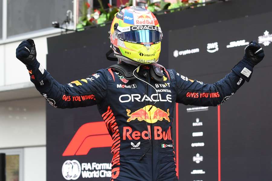 Sergio Perez nappede sejren i Baku