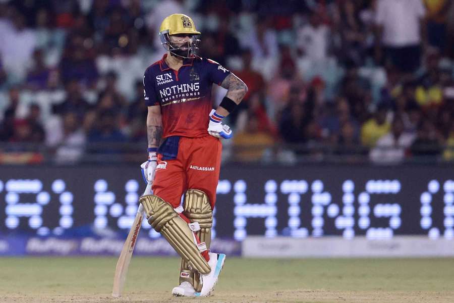 Virat Kohli in action for his IPL franchise, Royal Challengers Bengaluru Virat Kohli in action for his IPL franchise, Royal Challengers Bengaluru