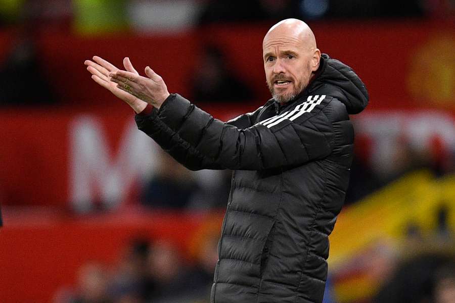 Erik ten Hag le 10 janvier, lors du match face à Charlton.