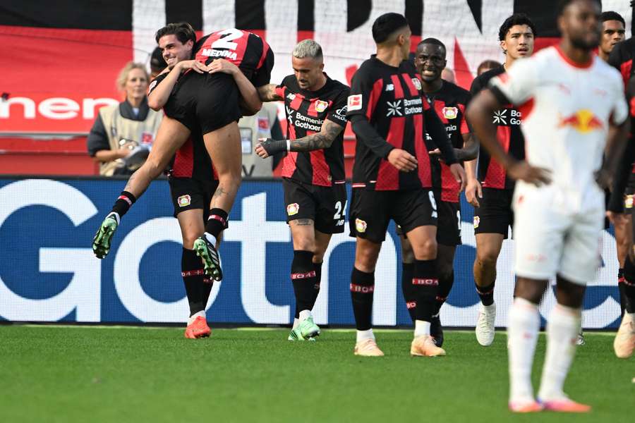 La festa del Leverkusen