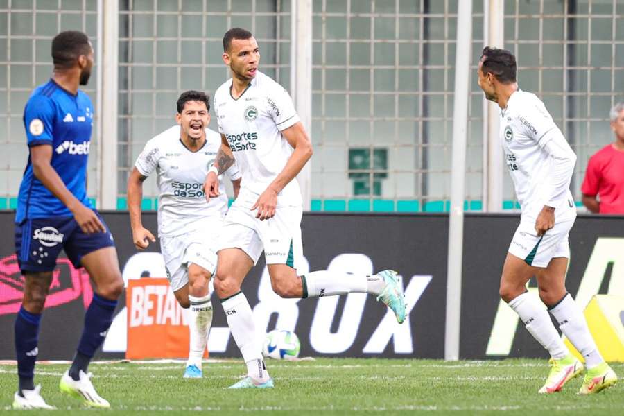 João Magno comemora o único golo da partida