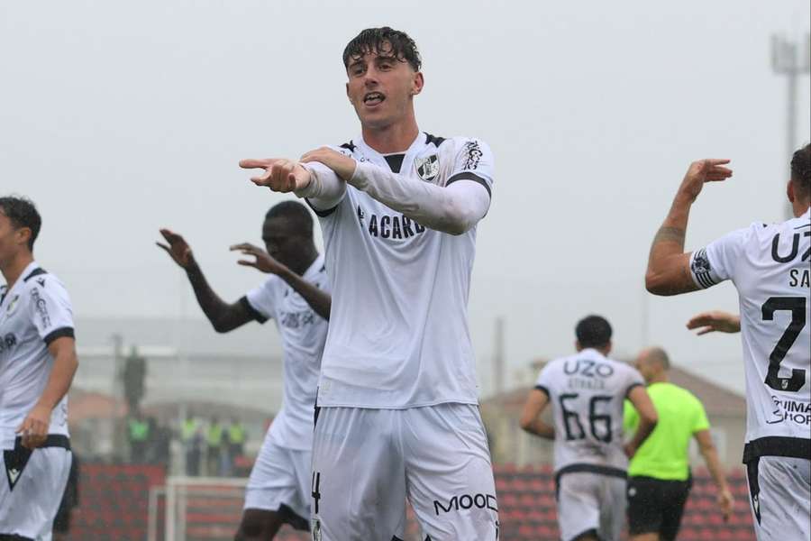 Óscar Rivas marcou o golo decisivo Óscar Rivas marcou o golo decisivo