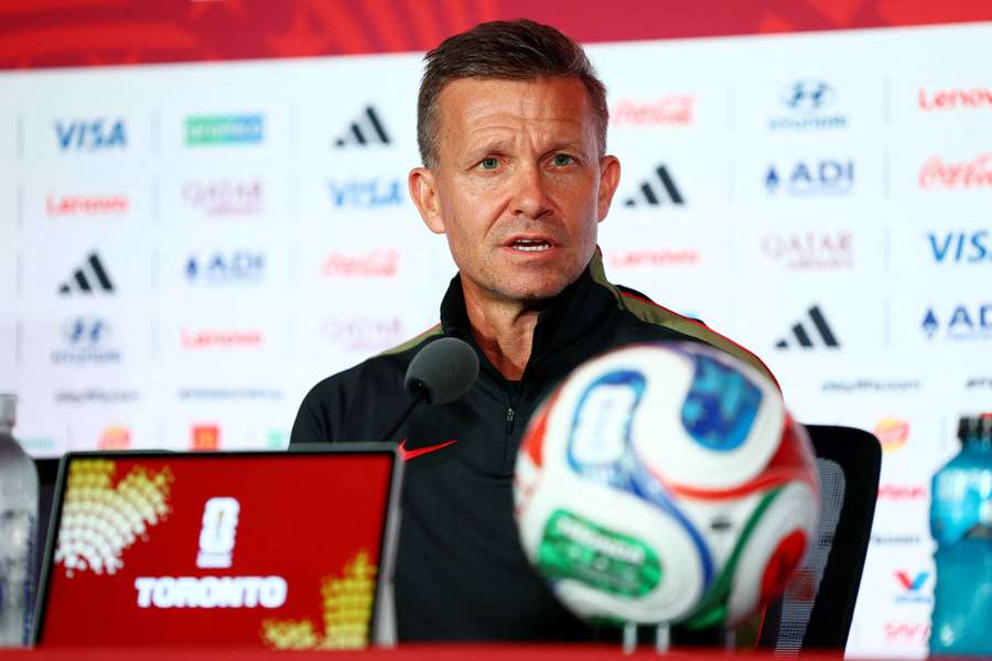 Canada head coach Jesse Marsch speaks to the media ahead of their World cup opener. Canada head coach Jesse Marsch speaks to the media ahead of their World cup opener.