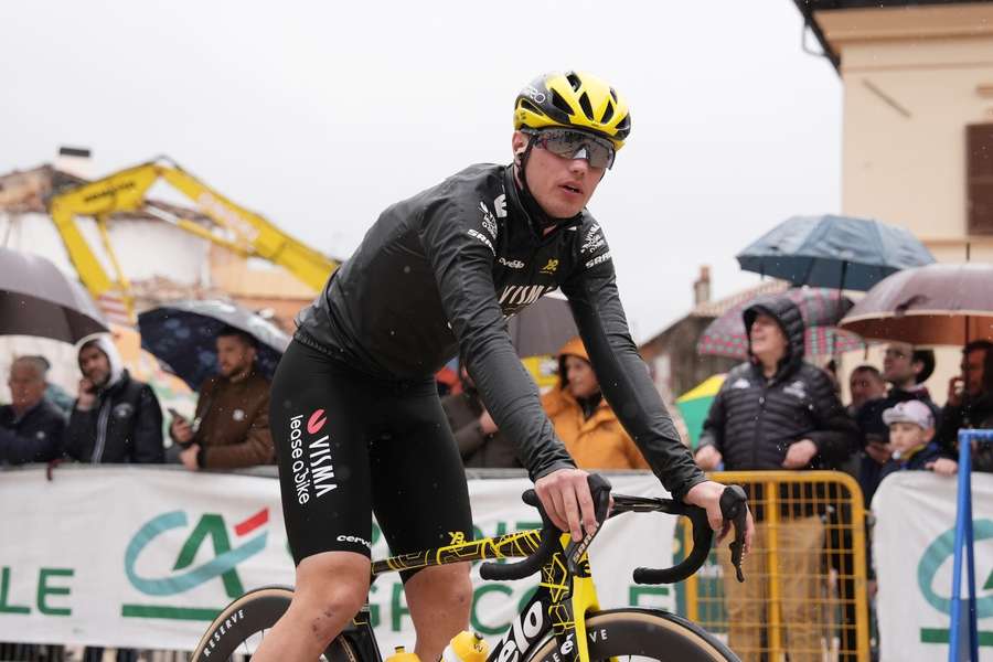 Olav Kooij après sa victoire.