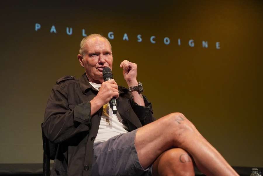 Paul Gascoigne, en una conferencia