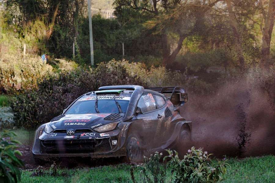 Elfyn Evans no Quénia