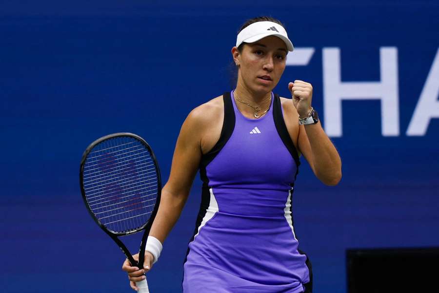 Jessica Pegula in action during her third-round match against Jessica Bouzas Maneiro