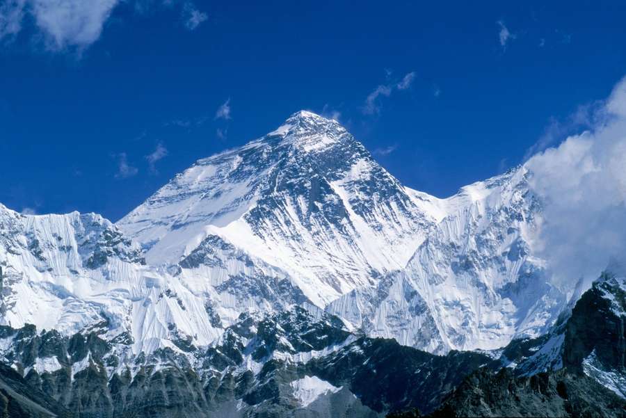 De indrukwekkende Mount Everest