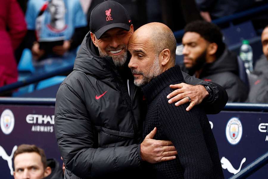 Jurgen Klopp will face Pep Guardiola for the final time in the Premier League