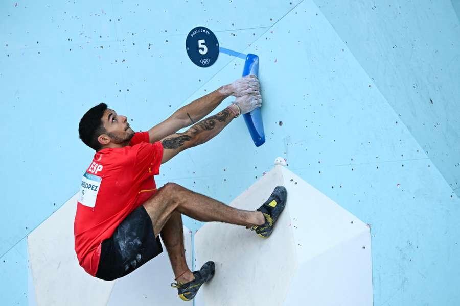 Alberto Ginés decepcionó en escalada