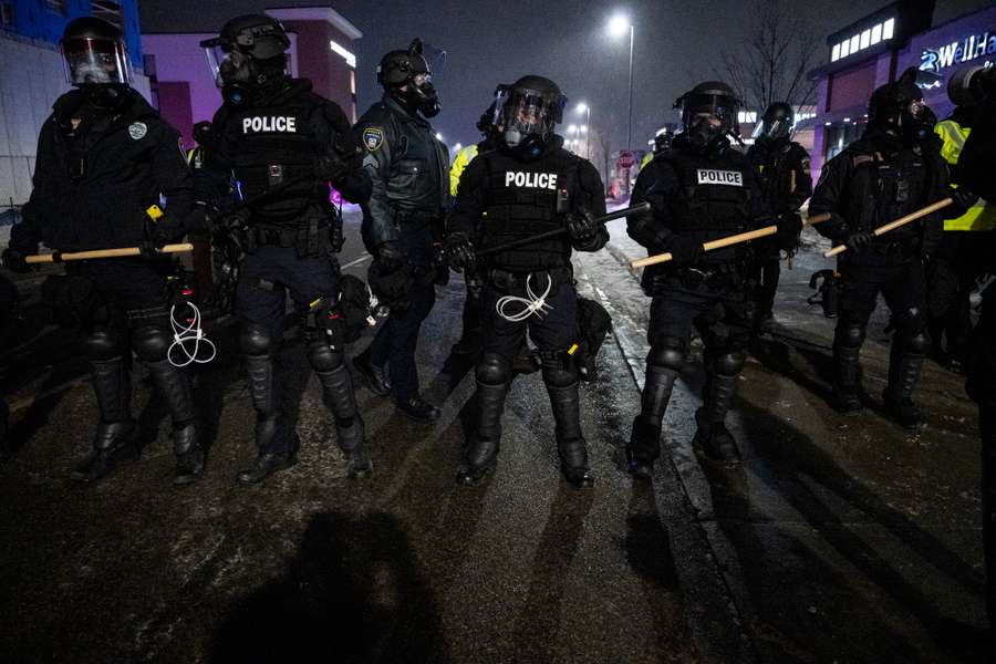 L'ICE à Minneapolis ce lundi.