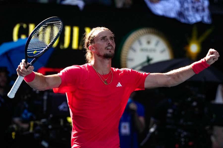 Alexander Zverev je potřetí v semifinále Australian Open.