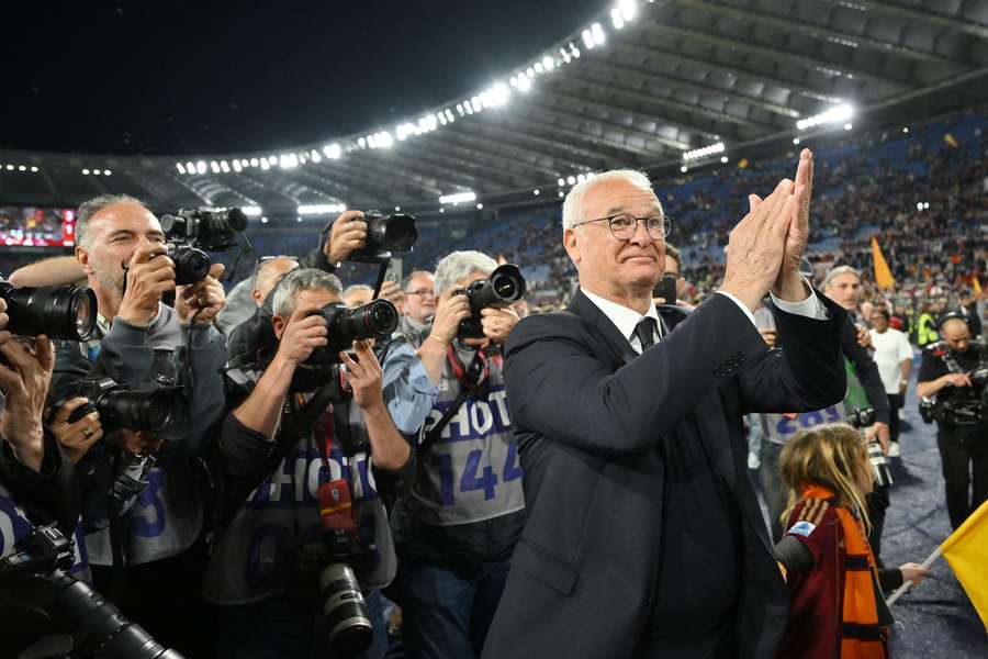 Claudio Ranieri, treinador da Roma