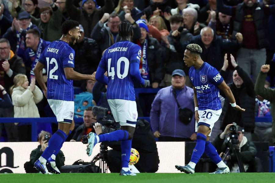Hutchinson bagged the equaliser for Ipswich