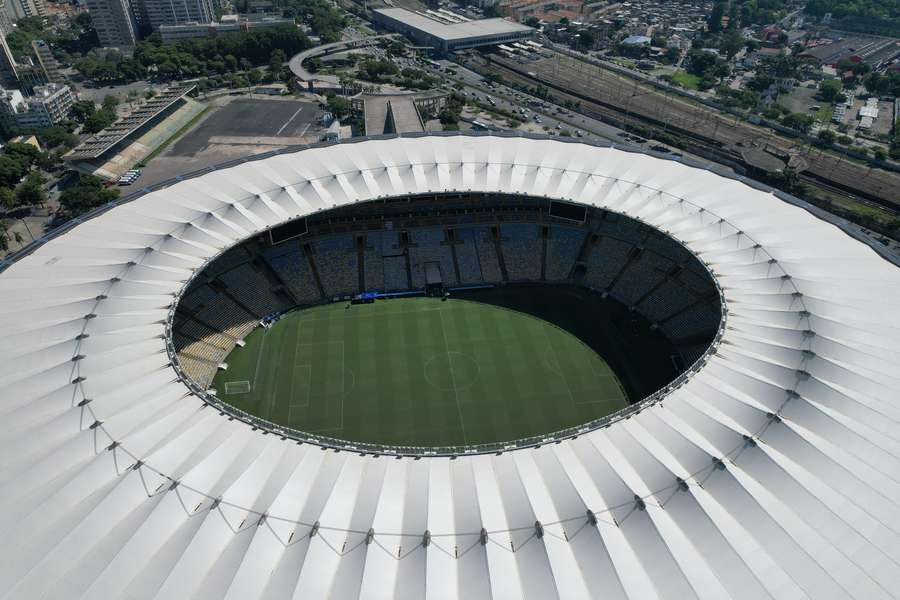 Vista aérea del Maracaná, la casa del fútbol carioca