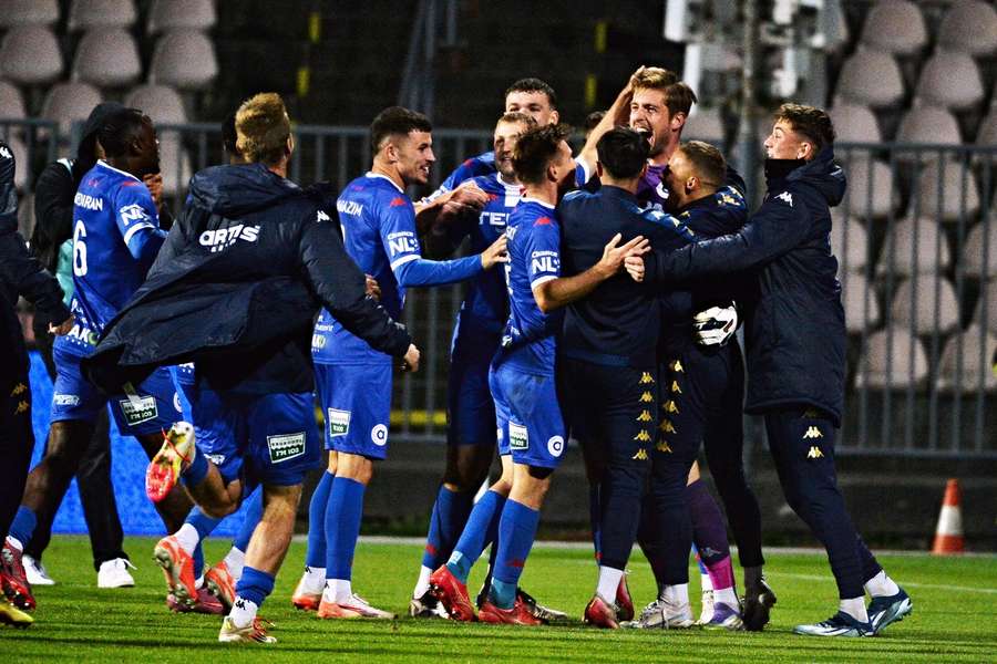 Radost fotbalistů Artisu Brno. Radost fotbalistů Artisu Brno.