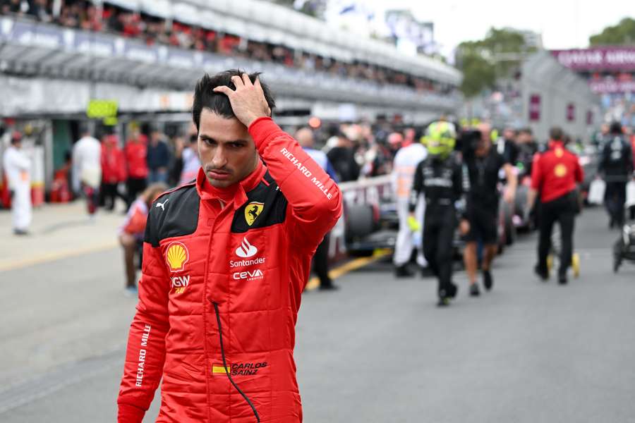 Sainz acabó quinto en la sesión de clasificación del GP de Australia.