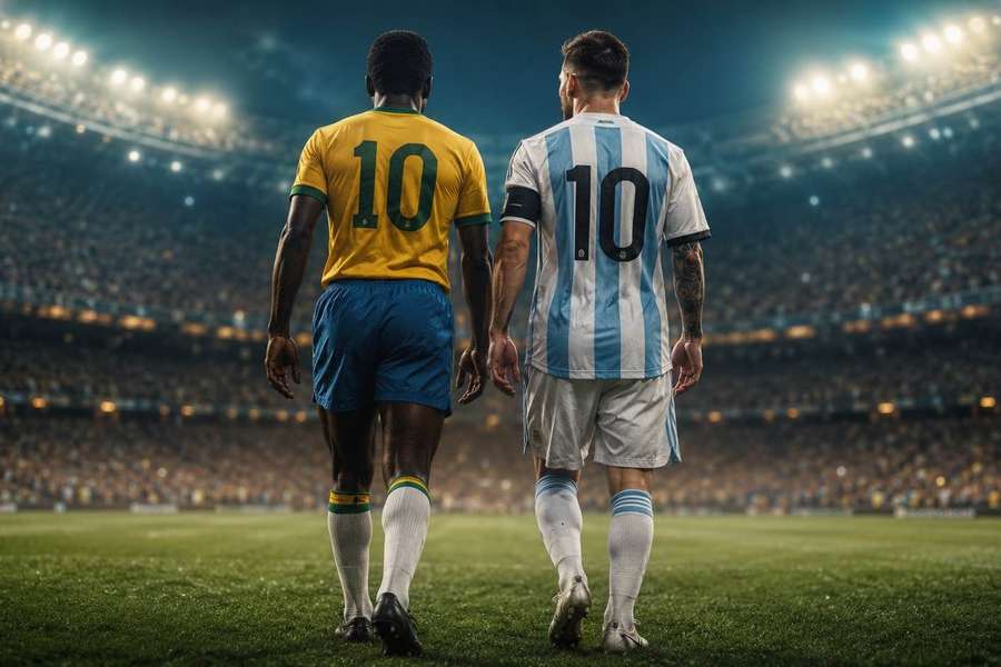 A discussão sobre Messi e Pelé ganha mais força com possibilidade do bi mundial do craque argentino A discussão sobre Messi e Pelé ganha mais força com possibilidade do bi mundial do craque argentino