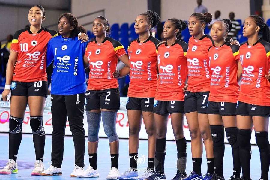 A seleção angolana de andebol A seleção angolana de andebol