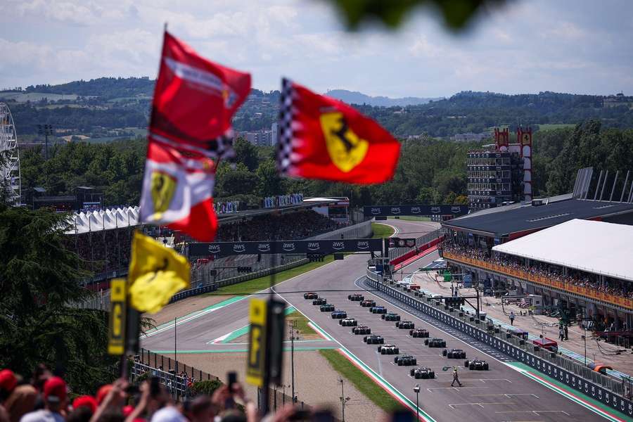 Vista general del Gran Premio de Imola la temporada pasada